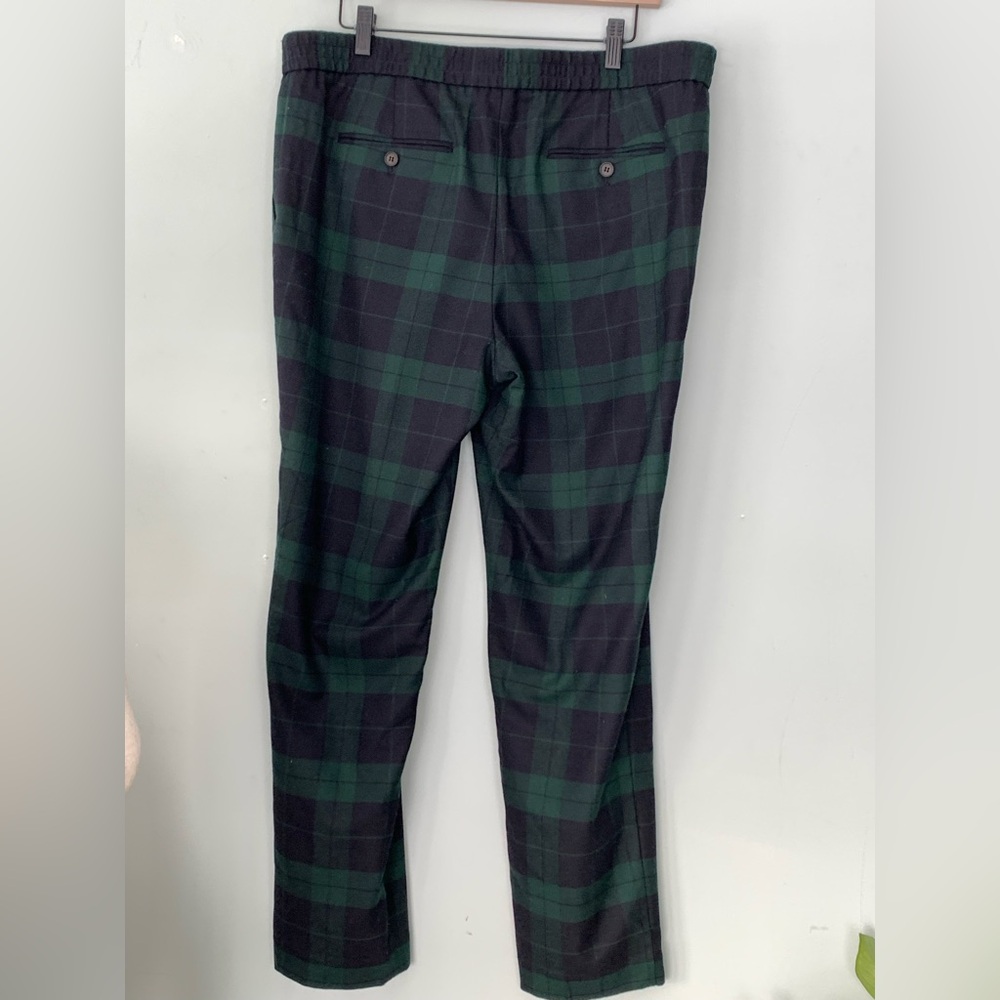 Talbots Lined Wool Blend Tartan Plaid Pants 12 - Picture 2 of 8
